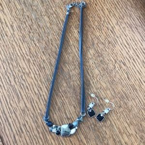 Lia Sophia necklace and earrings